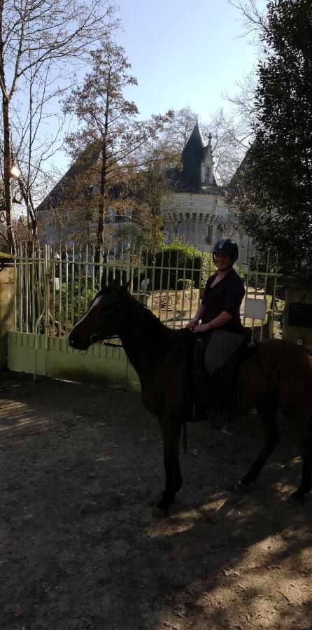 Chambre d'hôte en Vallée du Loir - Elevage des Rosiers Bazouges-sur-le-Loir Esterno foto